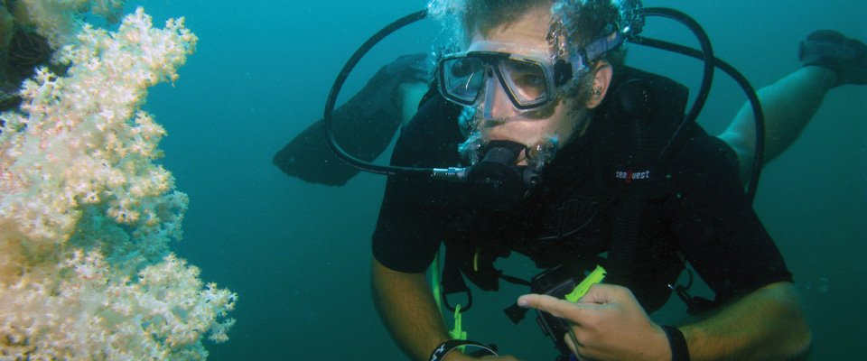 Tamas Serforzo diving with Castaway Divers on Koh Lipe